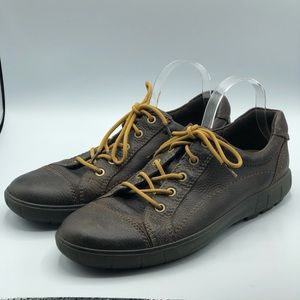 Ecco men’s brown leather shoes size 46